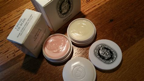 Diptyque L’Art Du Soin Soothing Lip Balm & Dior Crème de Rose 